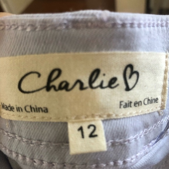 CHARLIE B Women's Soft white Cropped Jeans size 12 - new or like new - Picture 3 of 9